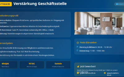 Verstärkung Geschäftsstelle